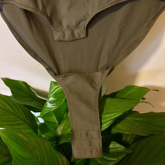 J. Crew Point Sur Ribbed Bodysuit Green - Picture 5 of 7